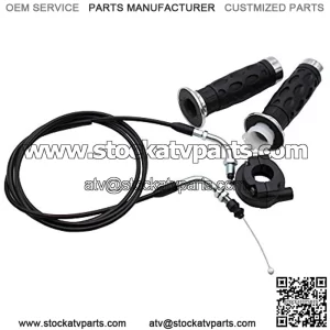 Throttle Twist Grip Set With 7/8" Scooter Holder Housing Throttle Cable For Gy6 50cc 80cc 125cc 150cc