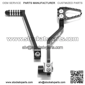 CNC Aluminum Gear Shift Lever & Rear Brake Pedal for Yamaha Blaster 200 YFS200 1988-2001