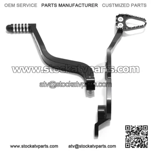CNC Aluminum Gear Shift Lever & Rear Brake Pedal for Suzuki Quadracer 450 LT-R 450 2006-2009
