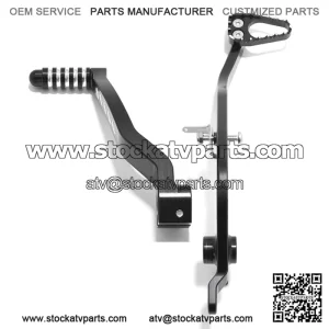 CNC Aluminum Gear Shift Lever & Rear Brake Pedal for Kawasaki KFX450R 2008-2014