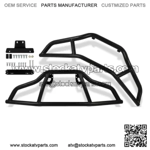 For 2014-2023 Polaris Sportsman 450 570 ETX Front & Rear Brush Guard Bumper Set (For: Polaris)