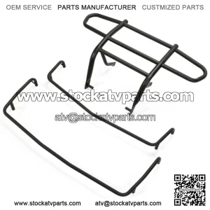 Front Bumper Brush Guard Protector & Racks For 2007-up Polaris Sportsman 90/110 (For: Polaris)