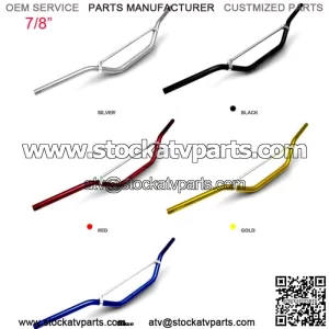 7/8" Mid Handlebars Handle Bars Fit ATV Pit Dirt Bike Offroad Motorcycle