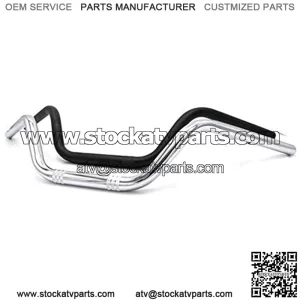 Motorcycle Universal High-Rise Handlebars Drag Bar Cruiser Chopper Bobber Touring Atv With 7/8 inch 22mm Bar (Black)