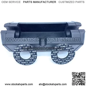 SEND IT Bar Pad with FREE DONUTS Handlebar DIrtbike ATV Crossbar (BLACK, SQUARE)