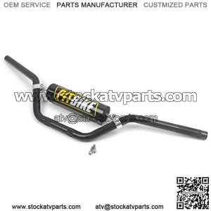 Handle Bar 7/8" 22MM Handlebar with Foam Pad Compatible with CRF YZF KXF KLX RMZ DRZ Pit Dirt Bike Motocross ATV Quad Black