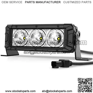 AutoFeel LED Light Bar 8 Inch with Daytime Running Light 3100LM Spot Beam Super Bright Off Road Driving Fog Light for Truck Pickup ATV SUV Boat,10% coupon applied at checkout,with coupon