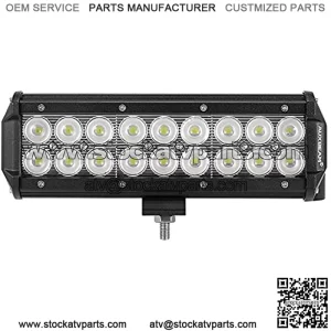 LED Light Bar 9inch 54W Led Light Pod Off-Road Lights Flood Beam Driving Lights for Trucks Car Pickup ATV Jeep Motorcycle Boat Golf Cart with Mounting Brackets