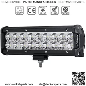 LED Light Bar 9inch, 54W Led Offroad Light Spot Beam Driving Lights, Waterproof with Mounting Brackets for Jeep Pickup Trucks SUV ATV UTV Ford