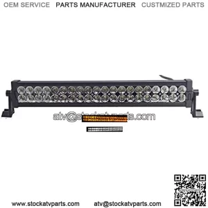 LED Light Bar Dual Rows LED Work Lights Combo Amber Clear Color LED Driving Lights Off Road Lights Boat Lighting 6000-6200k Waterproof for SUV ATV 4X4 Truck Heavy Duty Vehicle (22 Inch 120W)