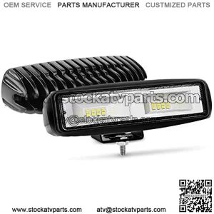 15021F-B LED Light Bar 2PCS 6 Inch 48W Flood Driving Fog Light Off Road Lights Boat Lights driving lights Led Work Light SUV Jeep Lamp