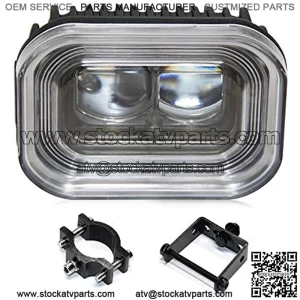 4" Universal Motorcycle Led Headlights Driving Lights DRL Driving Running Lights LED Spotlight Headlight Work Light Hi/Lo Beam Headlamp Spotlights for All Motorcycle ATV Truck E-Bike Car (1 Piece)