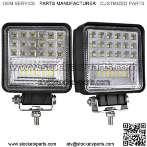 LED Pods, Moso LED 2 pcs 4 inch LED Fog Light Spot Flood Combo Light Cube Light Work Light Driving Light LED Light Bar for Truck ATV UTV SUV Marine Boat Tractor