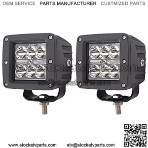 Glotech Spot Led Light Bar [2 Pack] 24W Cree Led Cube Lights Waterproof 12Volt Led Driving Lamp Off Road Lighting for Trucks Jeep ATV UTV Car