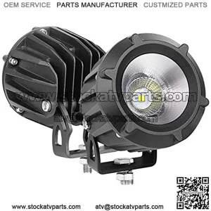 LED Pods, 2PCS 3" 50W Round Off Road Driving Light LED Work Light Spot Flood Combo Light Round LED Pod Light for Off Road Truck Motorcycle ATV Boat Tractor