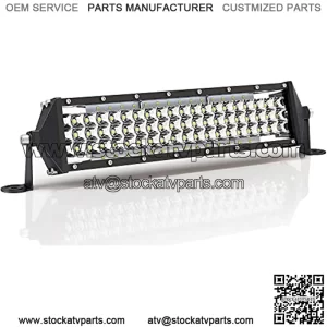 12 Inch LED Light Bar 264W, IP67 Waterproof Five Rows Spot & Flood Combo Beam LED Fog Light Bar for Truck, ATV, UTV, SUV, Tractor, Boat, etc.
