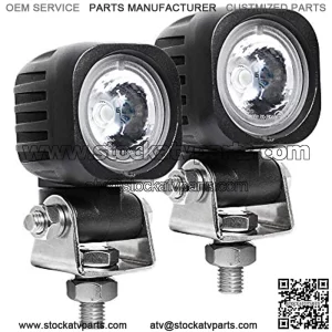 Motorcycle Led Lights, 2"x2" 20W Fog Light Auxiliary Light for Dirt Bike Motorcycle ATV UTV