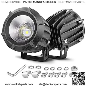 LED Driving Lights, Nirider 2PCS 50W CREE Round 3.5 Inch Motorcycle Fog Lights Spot Flood Combo Off Road Work Lights LED Pods for Motorcycle Dirt Bike ATV UTV Truck Car Waterproof