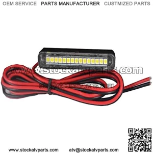 1x Motorcycle Waterproof led light with 15 pc white led for License Plate Light,Backup Light ,taillight or Brake Light
