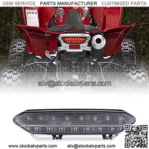 Led Tail Light Brake Assembly for Yamaha 2006-2009 YFZ450 5TG-84710-21-00 (Clear Lens)
