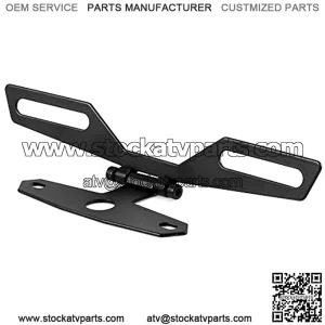 Motorcycle Folding Tail Light Holder,Adjustable Folding License Plate Tail Lamp Holder Rear Bracket Mount Universal for Motorcycle ATV Dirt Bike