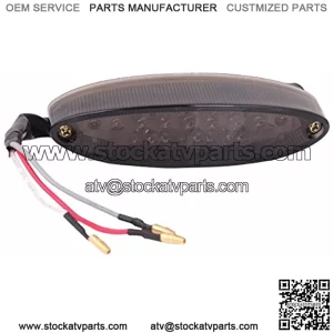 Motorcycle ATV Smoke Lens Red LED Tail Brake Light For Yamaha Banshee Warrior YFZ WR XT