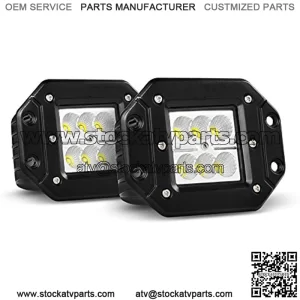 18W Barra de Luz para Jeep Truck Tacoma Parachoques ATV UTV, 2 Piezas