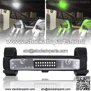 Luz de cpula LED, doble fila, 18 piezas de luz LED CREE chips de luz interior de la utilidad, rollo de la jaula de la luz de la barra de la cpula de la luz de cortesa para SUV UTV ATV 4x4 Can-Am Of
