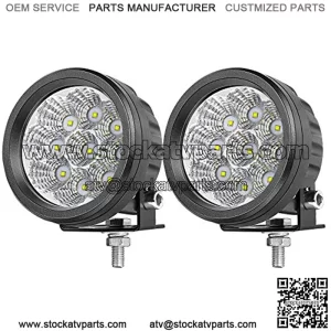 OFFROADTOWN - 2 unidades de 3.5 pulgadas 90 W LED luz de conduccin todoter, barra de luz LED de trabajo redonda antiniebla para todoter, camin, SUV, ATV, UTV, construccin, camping, cazadore