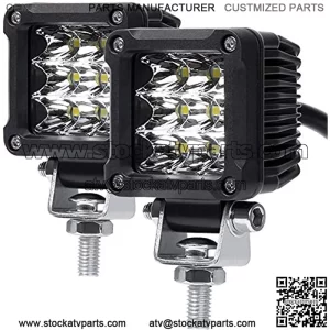 Motorcycle Fog Lights, 2" Inch 27W Spot CREE Mini Cube Work Driving Pod Lights for Offroad Trucks ATV UTV SUV 4x4 Pick Up Car Boat