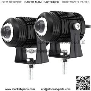 LED Driving Fog Lights Headlights For Motorcycle 2Pcs 40W Yellow White Dual Color LED Pod Lights work Auxiliary Lights Ditch Lights Fit for Car Truck ATV UTV Motorcycle Golf Boat