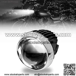 1 Piece 2 inch Motorcycle ATV Driving Lights E-Bike Bicycle LED Headlight Lamp 35W Road Bike Headlight Waterproof Super Bright White Scooters Headlight for E-Bike Truck Car Boat (2" Round Headlight)