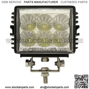 4.5" Golf Cart LED Utility Spotlight - 12V-24V  (18 Watt / 1,350 Lumens, Fits All Carts)