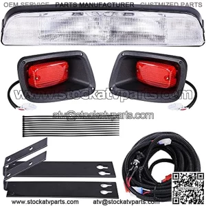 Golf Cart LED Taillight Halogen Headlight Kit Outdoor Sport Light Golf Cart Light Accessories
