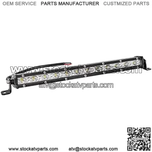 Led Light Bar 14in Signal Row Light Bar 80W 8000lm Spot Flood Combo Off Road Light, Waterproof Slim Light Bar for SUV Jeep ATV Boat