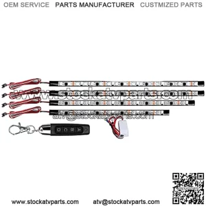 Golf Cart Underglow Light for Golf Cart EZGO Yamaha Club Car - IP68 Waterproof Underbody LED Light Set with Wireless Controller