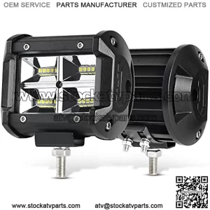 LED Light Bar 4 inch 48W LED Light Pods Spot LED Bar Dual Rows Off Road Driving Fog Light IP68 Waterproof for Truck SUV ATV Marine Boat 4WD