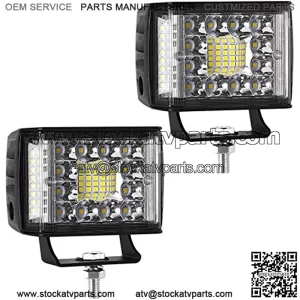 12V LED Light Bar 2PCS 36WLed Pods Flood Spot Off Road Driving Fog Lights for Trucks Boat ATV