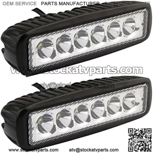 Senlips Led Light Bar 2PCS 18W Spot Led Fog Lights Off Road ATV Boat Trucks Waterproof Lights Led Driving Work Lamp for Vehicle Accessories