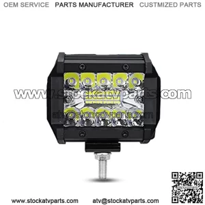 4" Automotive Led Light Bar, 60W 16,000lm Offroad Spot Flood Combo Pods Lights Work Lights Cubes Lights Automotive Driving Light Bar for 12V-24V Pickup Trucks ATV UTV SUV Tractor ,Pack of 2