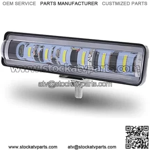 5.7inch LED Light Bar 2 Function in 1 Daytime Running Fog LED Light/Xenon White,Brake Reverse Turn Signal Light/Blue+Red for Trucks Car Pickup ATV Jeep Motorcycle Boat Golf Cart.1-Pack.