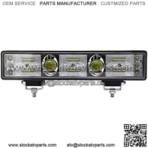 LED Lights Bar Dual Color Yellow/White 1Pcs 11.5Inch 60W Driving Fog Lights Bar Auxiliary Work Lights fit for Tractor Cart Excavator Dozer Truck ATV UTV SUV Golf Boat