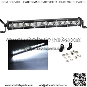 LED Light Bar, Single Row LED Light Bar 36W 3600LM Ultra Slim 14 inch LED Driving Off Road Lights Bar Spot Flood Combo Waterproof LED Auxiliary Work Lights for Truck SUV ATV Boat Tractor