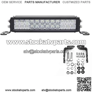 Ultra 10 Inch LED Light Bar - Lifetime Limited Warranty - Combo Beam Light 4650 Raw Lumens, Off Road Driving Work Light, Truck, Car, Boat, ATV, UTV, SUV, 4x4 (1 PC)