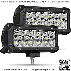 LED Pods, Roador 2pcs 7 inch 135W13500 LumensLED LightBarsUpgradedSpotFlood Combo Beam Square Work Pods Lights LED DrivingLightsAutomotive LED Fog Lights forOffRoadTruckATVUTVBoat