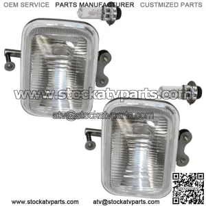 Set of 2 Headlights for Honda TRX300 Fourtrax 300 2X4 1988-2000 W/Bulb