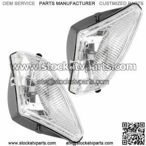 Left And Right Headlight W/Bulb for Polaris Sportsman 500 HO EFI 2005 2006-2010