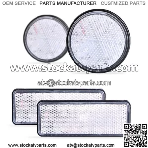 Motorcycle LED round reflector LED reflector ATV modified light motorcycle shock-absorbing light universal