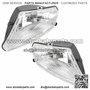 Left And Right Headlight W/Bulb for Polaris Sportsman 800 HO EFI 2005 2006-2010 (For: Polaris Sportsman 800)