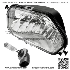 Front Left Headlight w/Bulb for Polaris Sportsman 500 / HO Touring 2011-2013 (For: Polaris Sportsman 800)